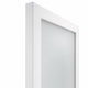 Frosted Glass 30-inch x 80-inch x 1-3/8-inch 1-Panel Interior Door Primed White With Tempered Glass