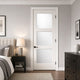 Frosted Glass 3-Panel Door