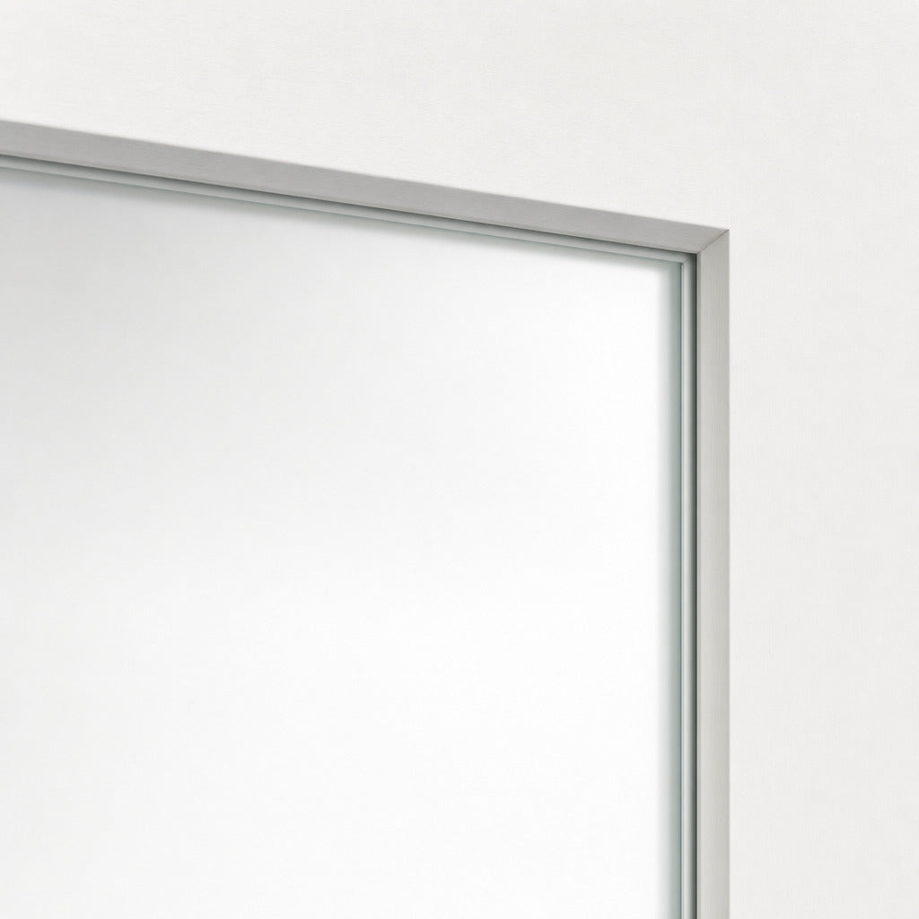Frosted Glass 5-Panel Door