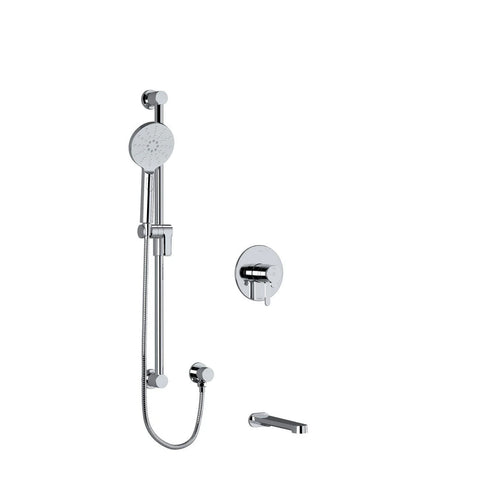 Riobel Nibi 2-Way System with Spout and Hand Shower Rail