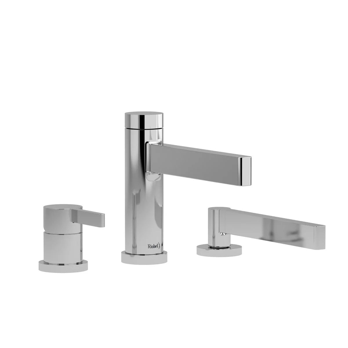 Riobel Paradox 3-Piece Deck-Mount Tub Filler with Hand Shower