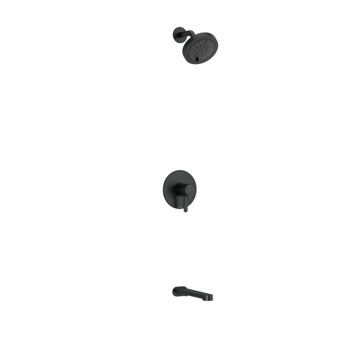 Riobel Nibi 2-Way Shower System with Shower Head and Tub Spout