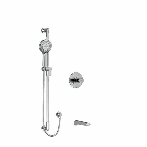 Riobel Parabola Shower System with Spout and Hand Shower Rail