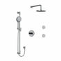 Riobel Parabola 3-Way System, Hand Shower Rail, Elbow Supply, Shower Head and 2 Body Jets