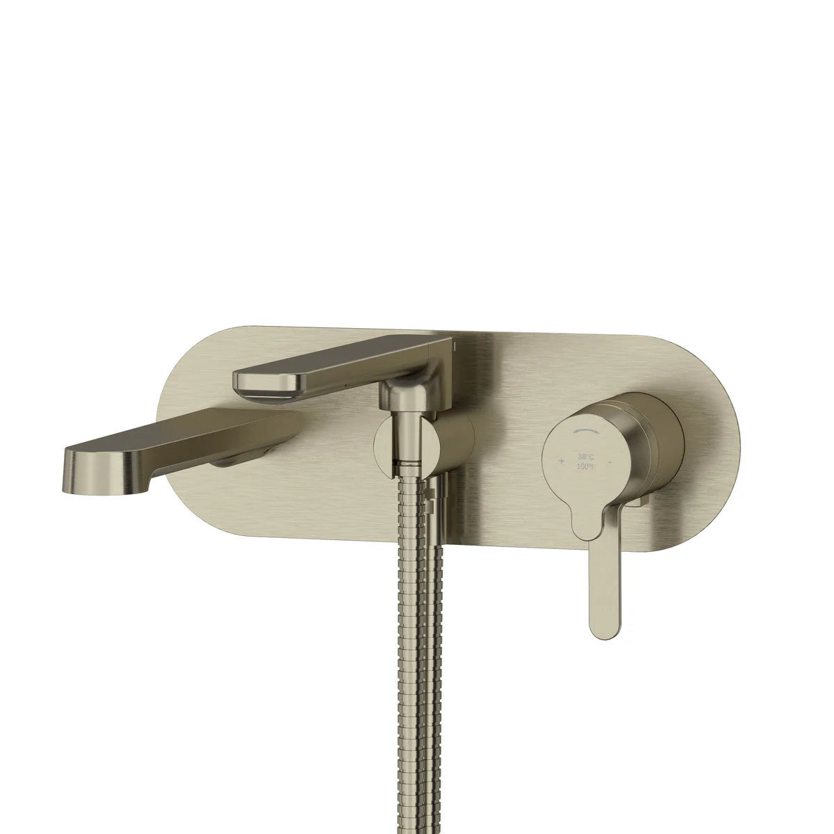 Riobel Nibi Wall-Mount Tub Filler with Hand Shower