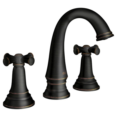 American Standard Delancey 8-Inch Widespread 2-Handle Bathroom Faucet with Cross Handles, 1.2 GPM