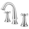 Delancey 8-Inch Widespread 2-Handle Bathroom Faucet with Cross Handles, 1.2 GPM Flow Rate