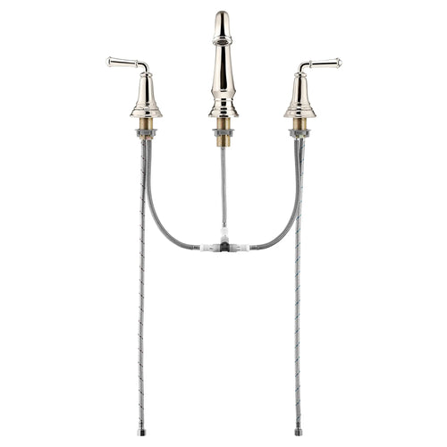 American Standard Delancey 8-Inch Widespread 2-Handle Bathroom Faucet with Lever Handles, 1.2 GPM