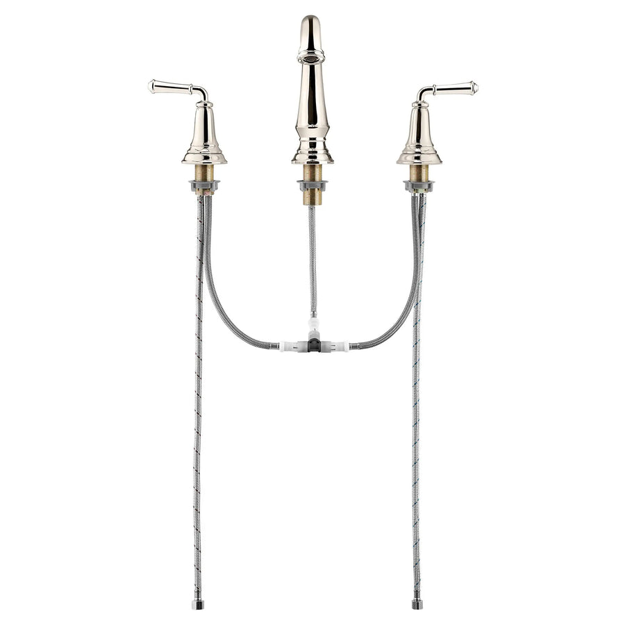 Delancey 8-Inch Widespread 2-Handle Bathroom Faucet with Lever Handles, 1.2 GPM Flow Rate