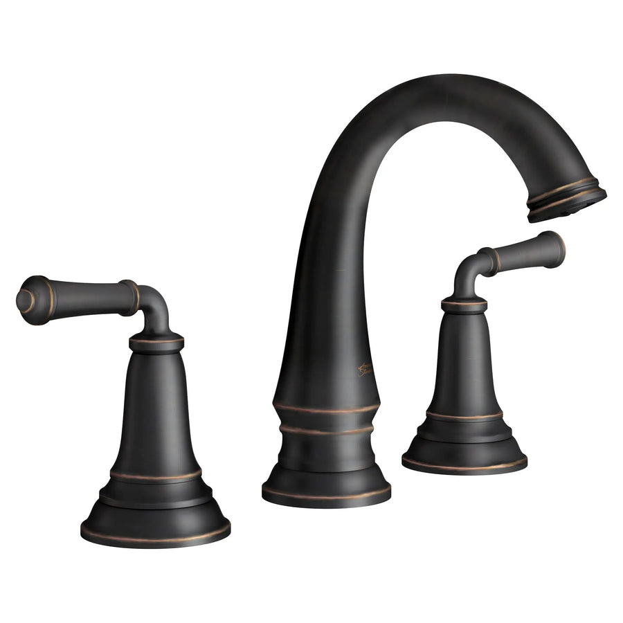 American Standard Delancey 8-Inch Widespread 2-Handle Bathroom Faucet with Lever Handles, 1.2 GPM