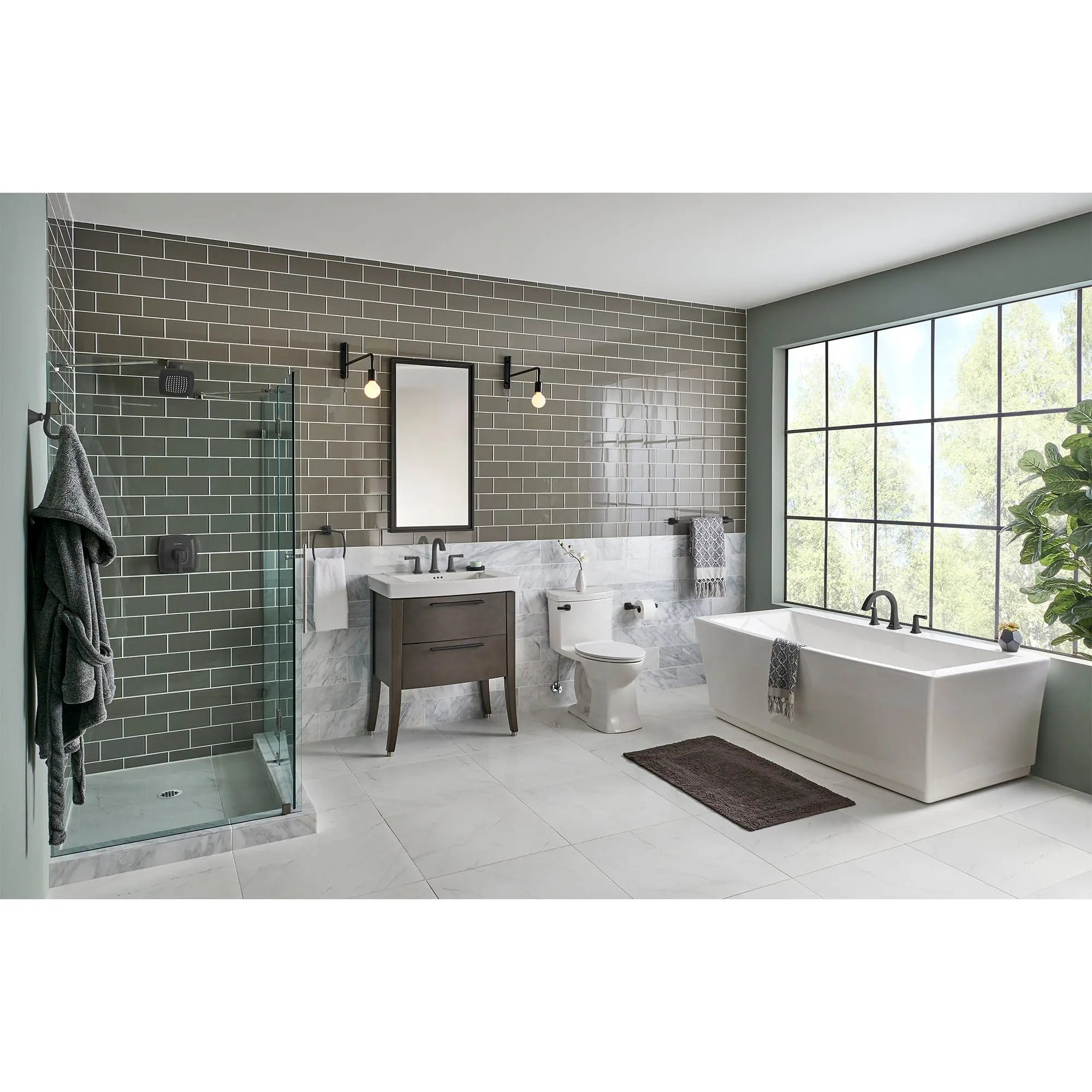 American Standard Townsend 8-Inch Widespread 2-Handle Bathroom Faucet with Lever Handles, 1.2 GPM