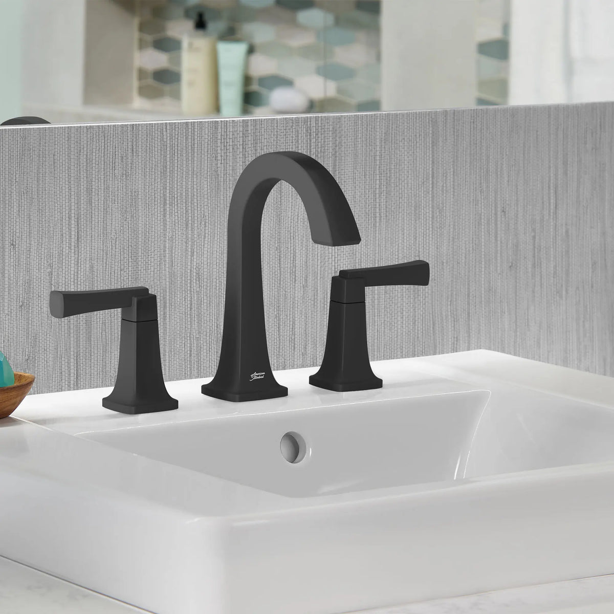 American Standard Townsend 8-Inch Widespread 2-Handle Bathroom Faucet with Lever Handles, 1.2 GPM