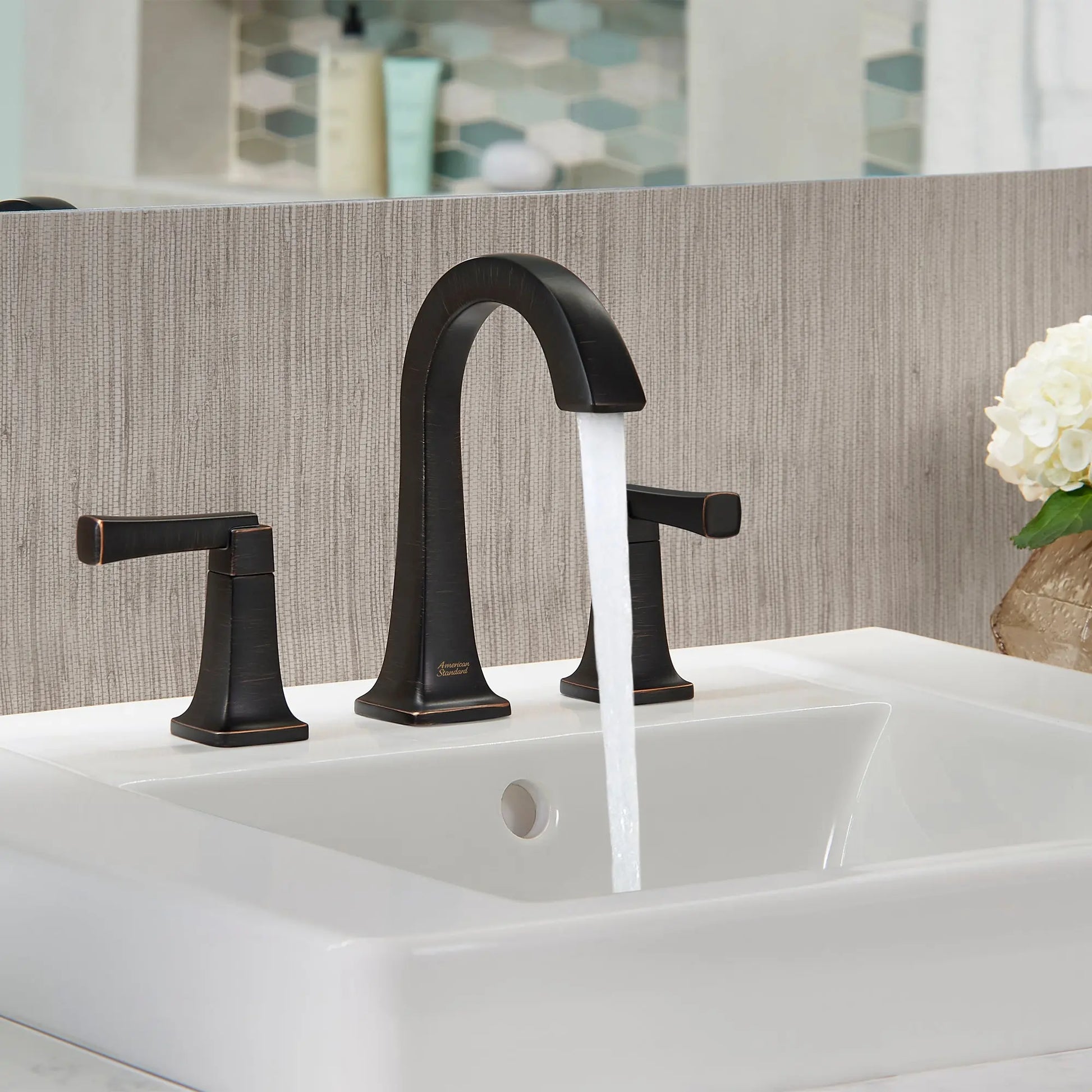 American Standard Townsend 8-Inch Widespread 2-Handle Bathroom Faucet with Lever Handles, 1.2 GPM