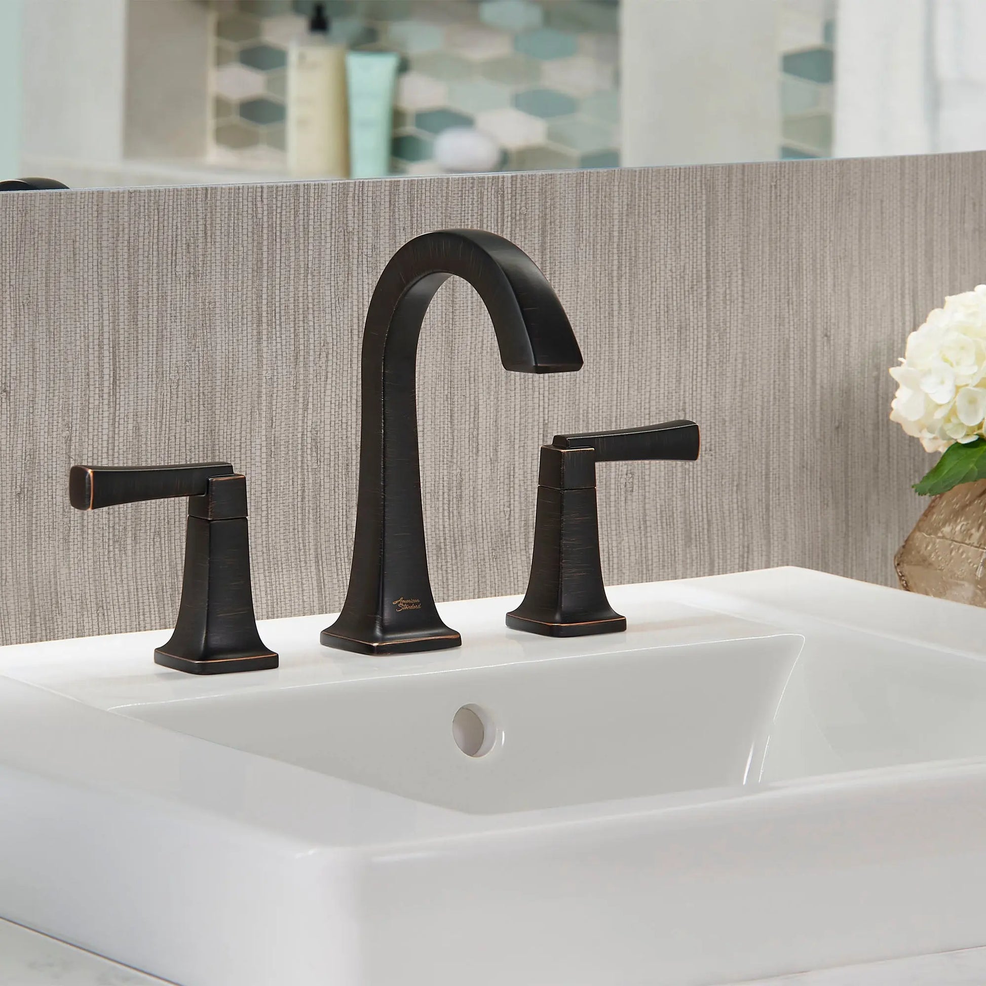 American Standard Townsend 8-Inch Widespread 2-Handle Bathroom Faucet with Lever Handles, 1.2 GPM