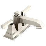 American Standard Town Square S 4-Inch Centerset 2-Handle Bathroom Faucet with Lever Handles, 1.2 GPM, Satin Nickel