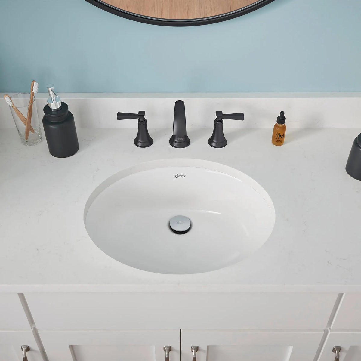 American Standard Glenmere 8-Inch Widespread 2-Handle Bathroom Faucet with Lever Handles, 1.2 GPM