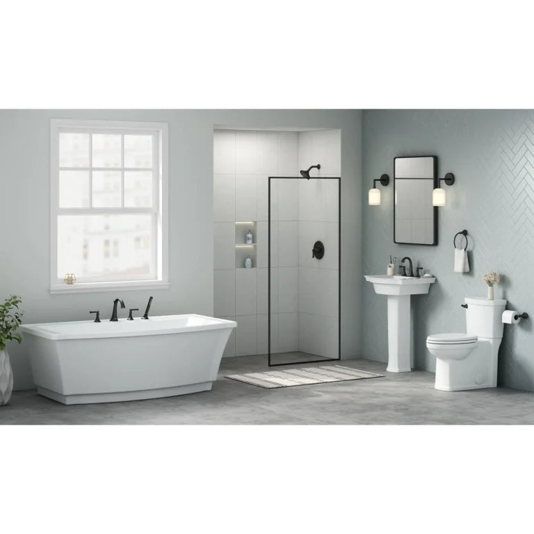 American Standard Estate 8-Inch Widespread 2-Handle Bathroom Faucet with Lever Handles, 1.2 GPM