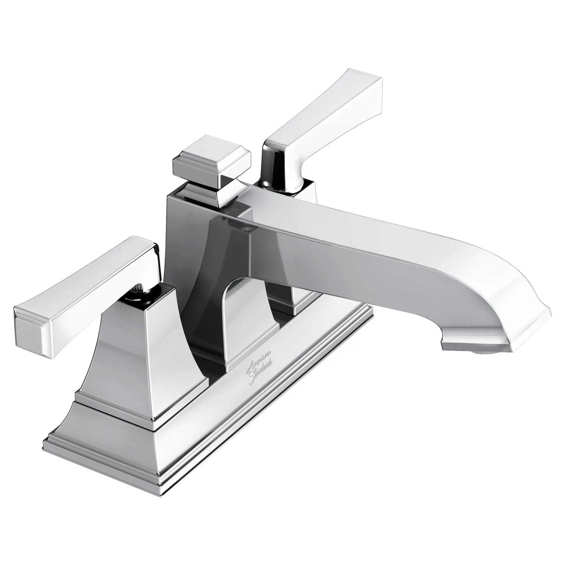 American Standard Town Square S 4-Inch Centerset 2-Handle Bathroom Faucet with Lever Handles, 1.2 GPM/4.5 L/min Flow Rate