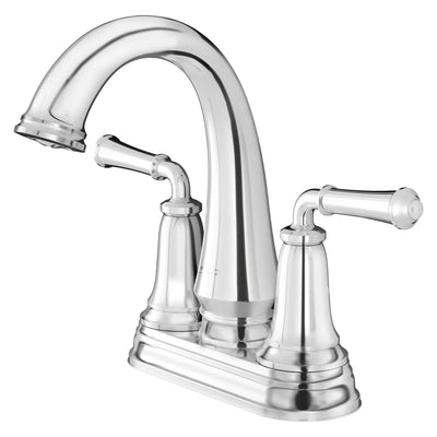 Delancey 4-Inch Centerset 2-Handle Bathroom Faucet with Lever Handles, 1.2 GPM Flow Rate, Polished Chrome