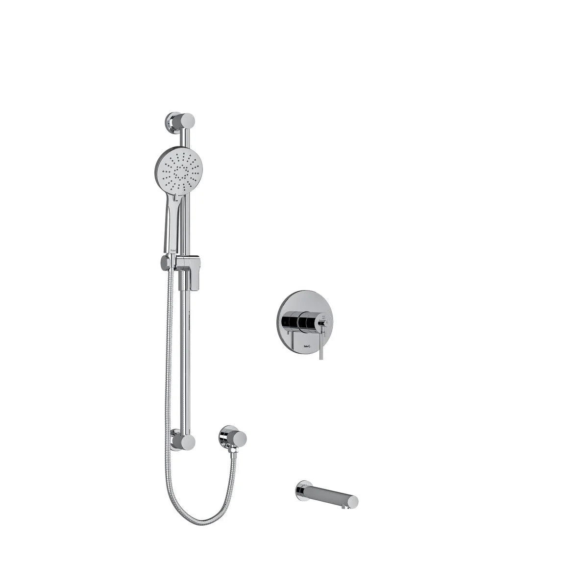 Riobel CS 2-Way Shower System with Tub Spout and Hand Shower Rail