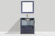 Westmount 30" Single Sink Bathroom Vanity Set with Sink and Mirror (Ceramic Top)