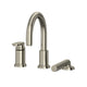 Riobel Arca Pressure Balance 3-Piece Deck-Mount Tub Filler with Hand Shower
