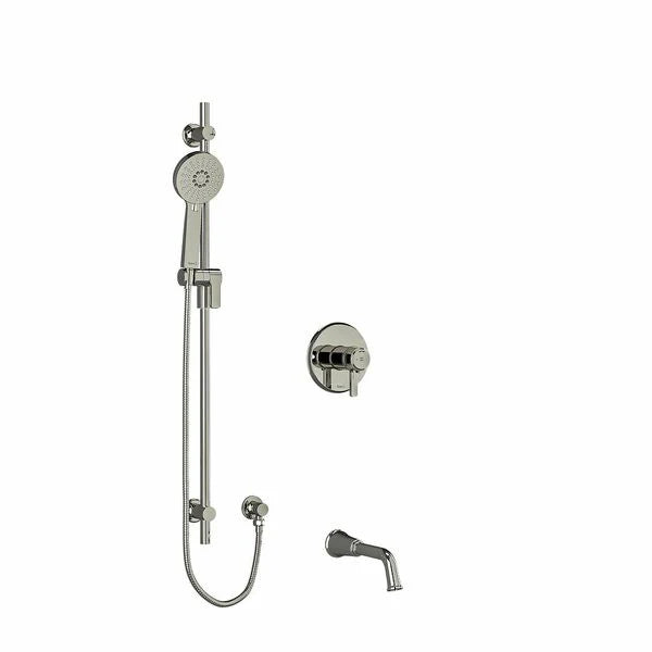 Riobel Momenti Shower System with Spout and Hand Shower Rail