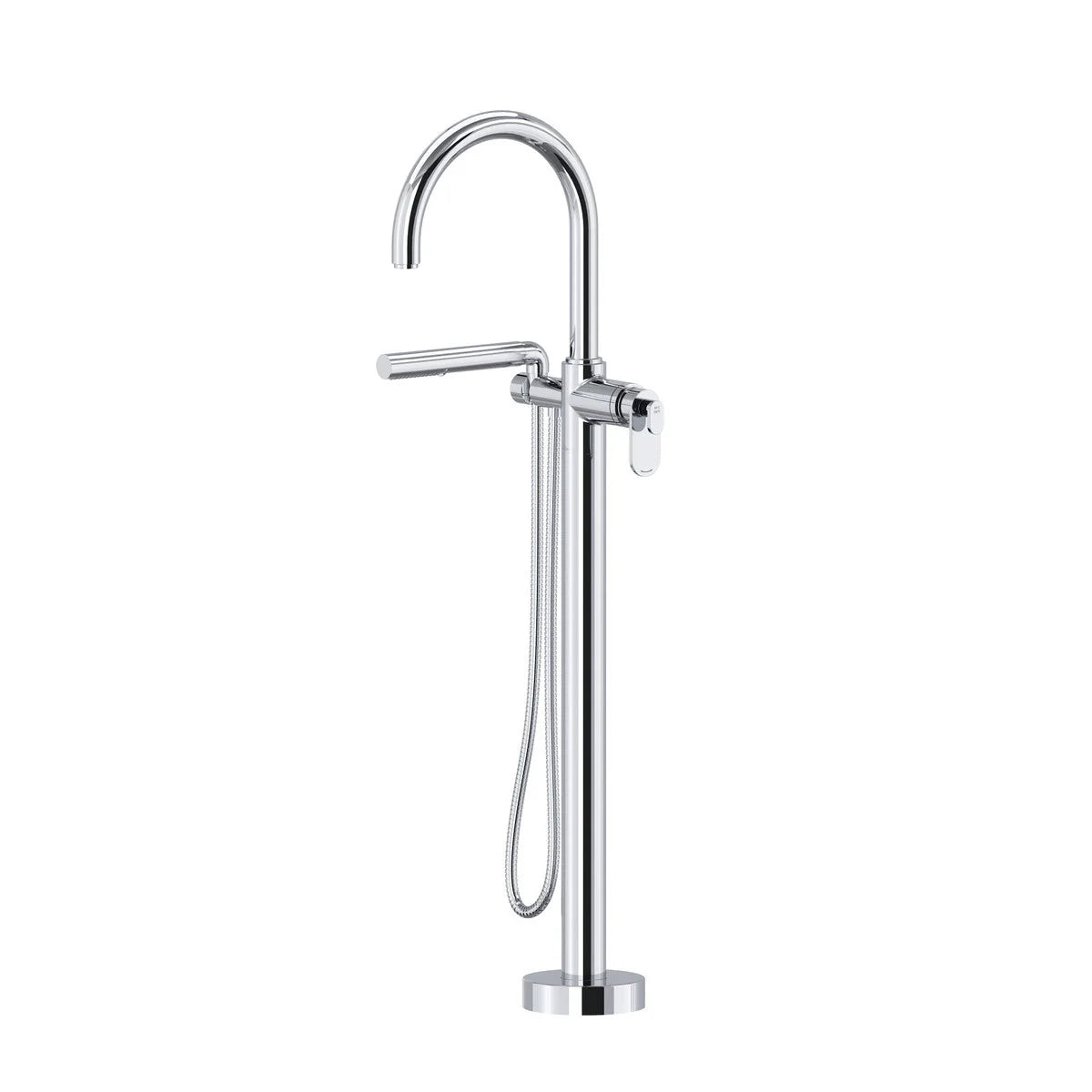 Riobel Arca Floor-Mount Tub Filler with Hand Shower