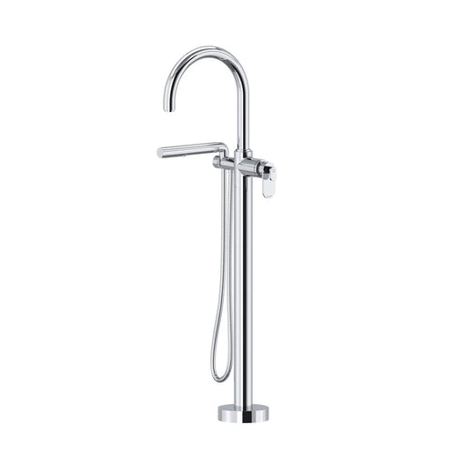 Riobel Arca Floor-Mount Tub Filler with Hand Shower