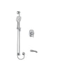Riobel Venty 2-Way Shower System with Tub Spout and Hand Shower Rail
