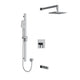 Riobel Paradox 3-Way Shower System: Hand Shower Rail, Shower Head and Tub Spout