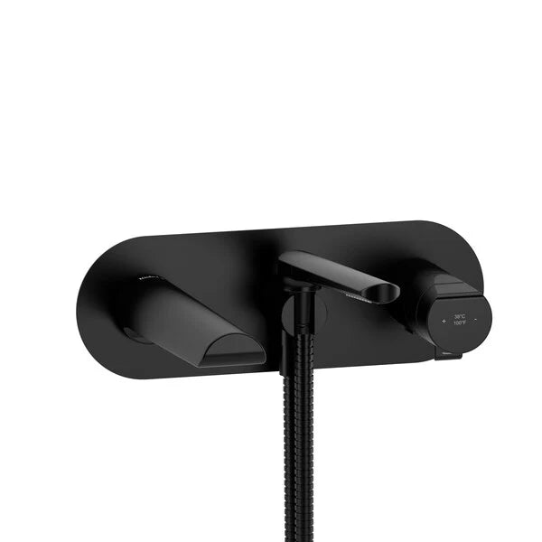 Riobel Parabola Wall-Mount Tub Filler with Hand Shower