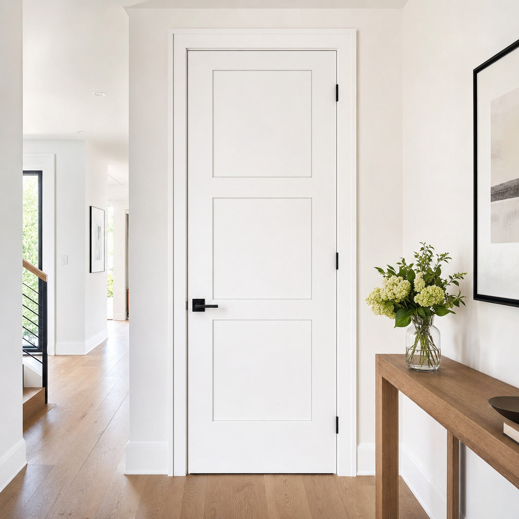 Shaker 3-Panel Solid Core Interior Door 16-inch x 80-inch x 1-3/8-inch