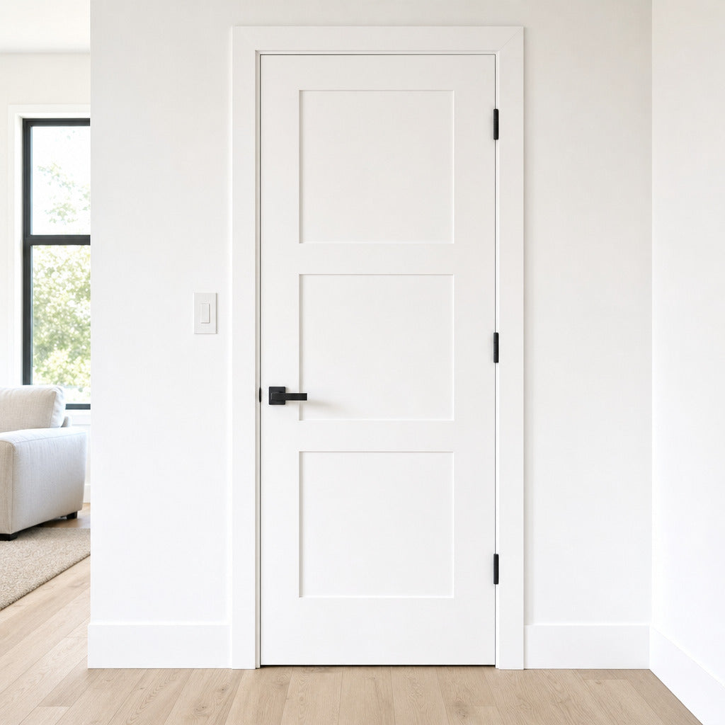 Shaker 3-Panel Solid Door