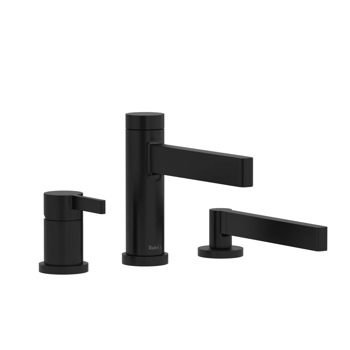Riobel Paradox Pressure Balance 3-Piece Deck-Mount Tub Filler with Hand Shower