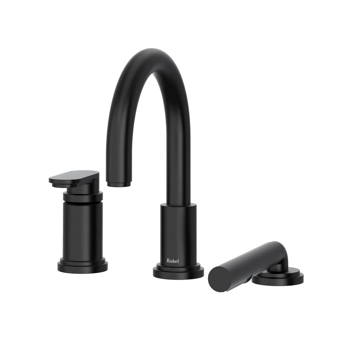 Riobel Arca Pressure Balance 3-Piece Deck-Mount Tub Filler with Hand Shower