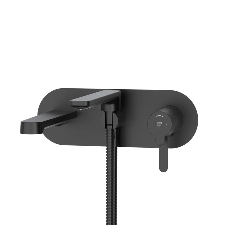 Riobel Nibi Wall-Mount Tub Filler with Hand Shower