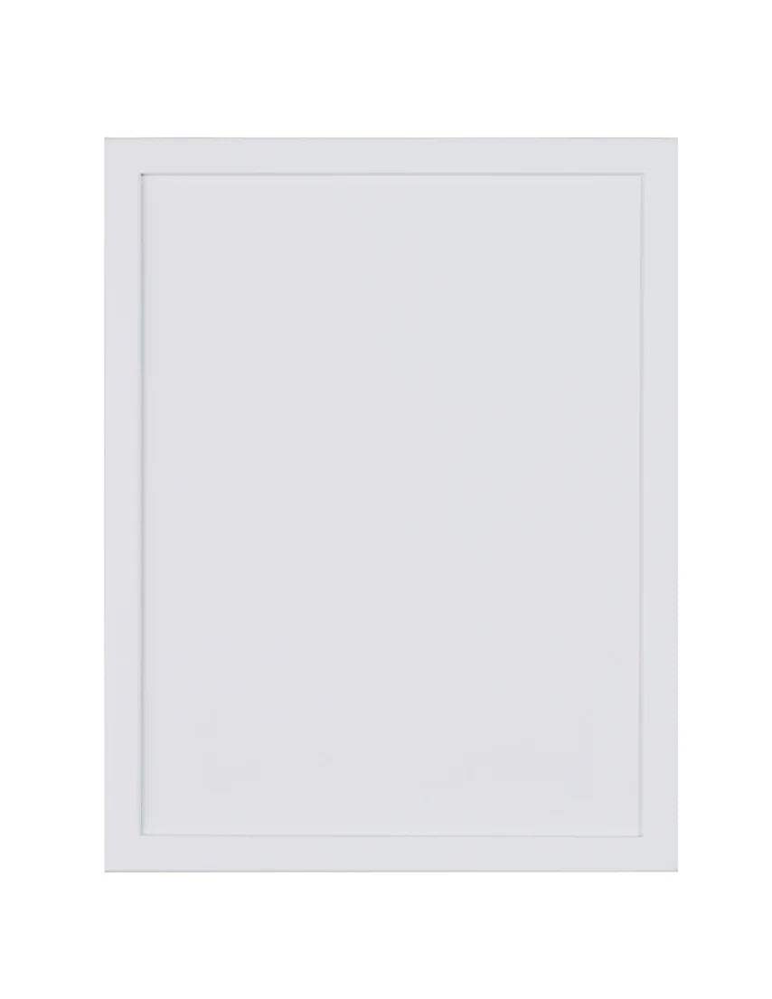 Rossi 30" Slim Shaker Bathroom Vanity With Quartz Countertop (MDF)-White