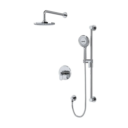Riobel Arca 2-Way Shower System with Handheld Shower and Shower Head