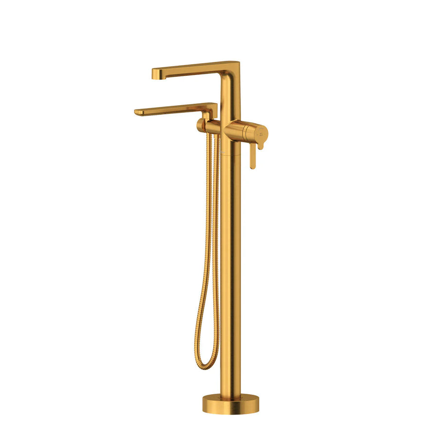 Riobel Nibi Floor-Mount Tub Filler with Hand Shower