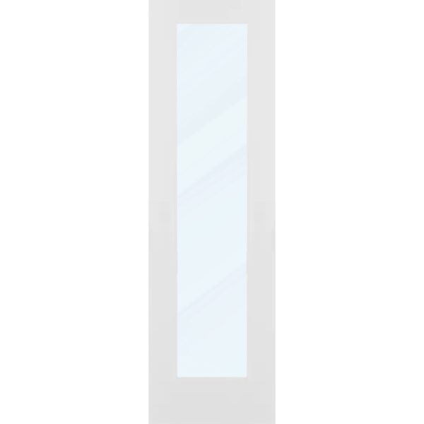 Clear Glass 24 inch x 80 inch x 1 38 inch 1 Panel Interior Door Primed White With Tempered Glass.jpg