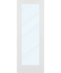 Clear Glass 30 inch x 80 inch x 1 38 inch 1 Panel Interior Door Primed White With Tempered Glass.jpg