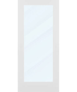 Clear Glass 36 inch x 80 inch x 1 38 inch 1 Panel Interior Door Primed White With Tempered Glass.jpg