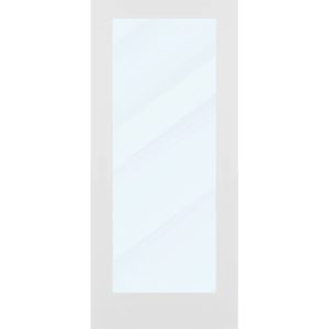Clear Glass 36 inch x 80 inch x 1 38 inch 1 Panel Interior Door Primed White With Tempered Glass.jpg