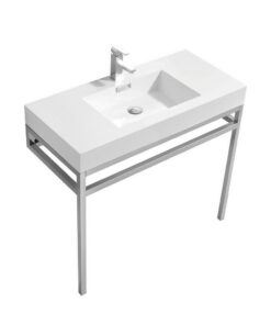 Haus 36 Stainless Steel Console With White Acrylic Sink 5.jpg