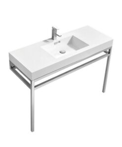 Haus 40 Stainless Steel Console With White Acrylic Sink 6.jpg