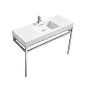 Haus 48 Stainless Steel Console With White Acrylic Sink 5.jpg