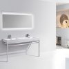 Haus 60 Double Sink Stainless Steel Console With White Acrylic Sink 3.jpg