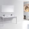 Haus 60 Double Sink Stainless Steel Console With White Acrylic Sink 6.jpg