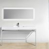 Haus 60 Single Sink Stainless Steel Console With White Acrylic Sink 1.jpg